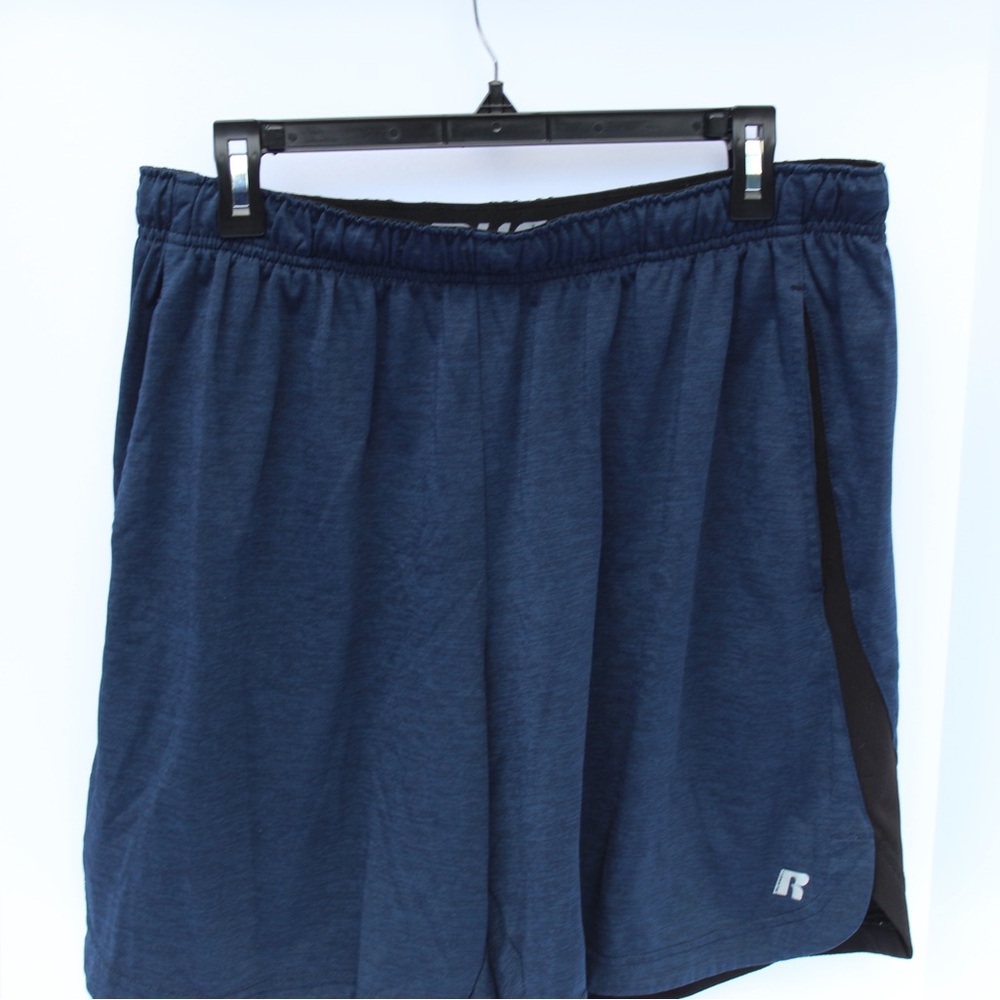 Russell Men’s Dri-Power 360 Athletic Shorts – Navy Blue